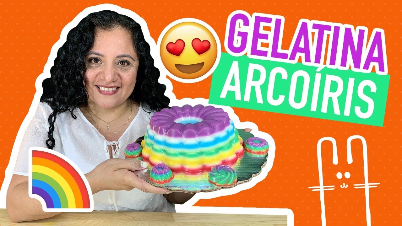 CÓMO HACER GELATINA ARCOÍRIS 🌈🌈🌈 GELATINA POR CAPAS #GelatinaArcoiris #RecetasGelatina