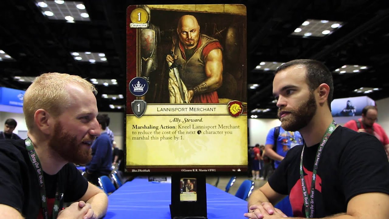 Core Set Unboxing - Lannister - Thrones 2nd Edition - GenCon 2015
