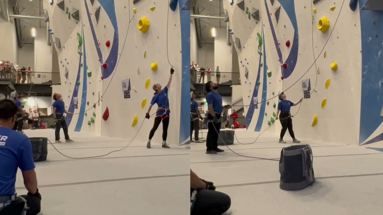 Anatomy of a Competition Belay