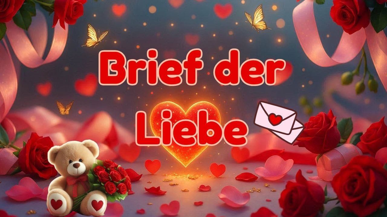 Liebesbrief 💌Wenn diese Worte dich erreichen, dann nicht als eine Nachricht, sondern...