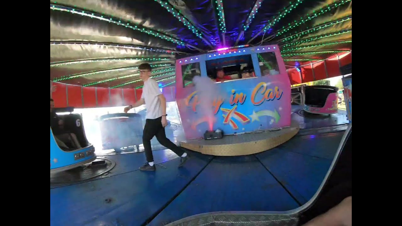 B.Cole & Sons Waltzer - On Ride - Christchurch Funfair July 2024 #funfair #fairground #waltzer