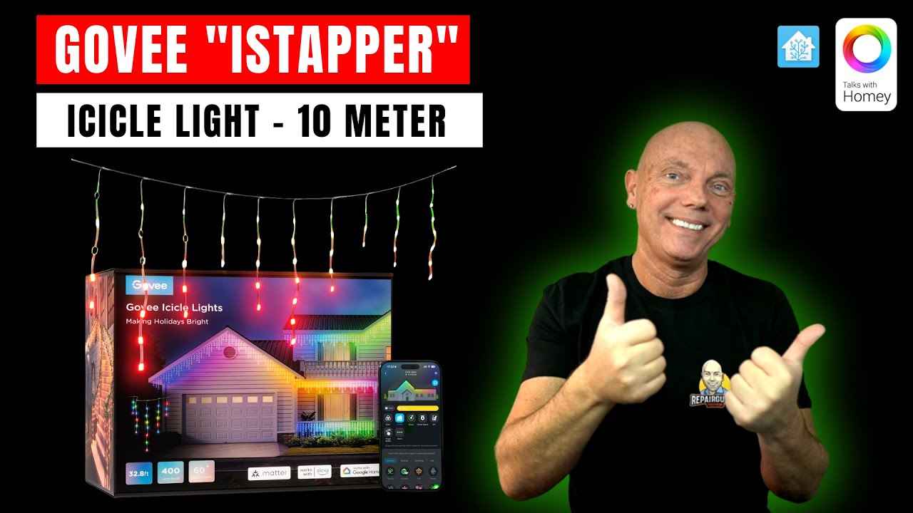 Govee Icicle Light - Lys til din garage / husfacade - SINDSYGT! flot