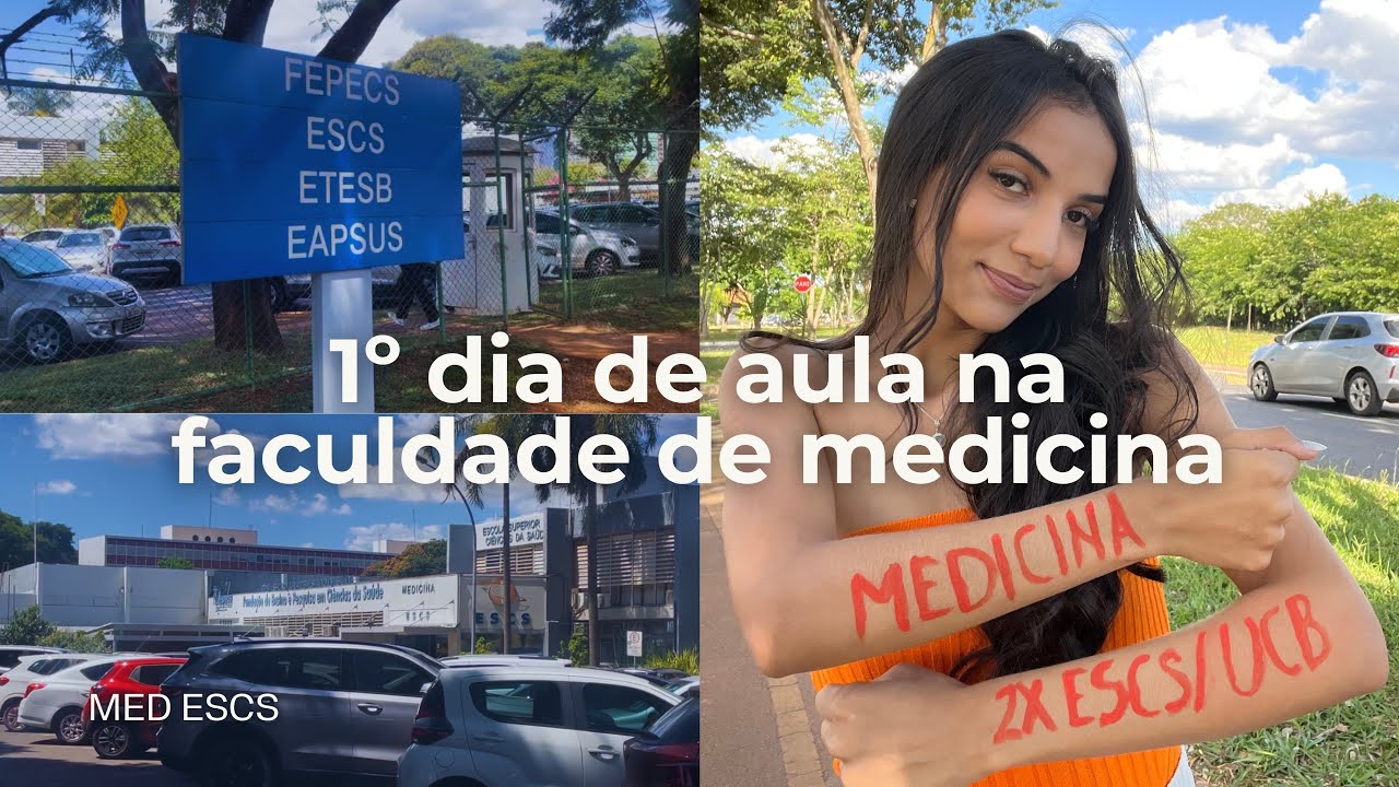 Vlog: Primeiro dia de aula na faculdade de medicina | ESCS | Daniela Koppe