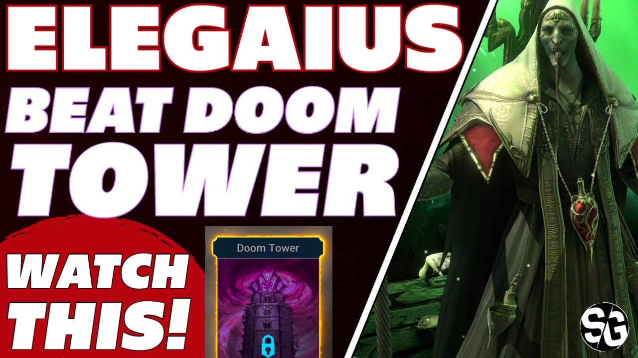 Elegaius if you want to beat Doom Tower, watch this! Raid Shadow Legends Elegaius guide