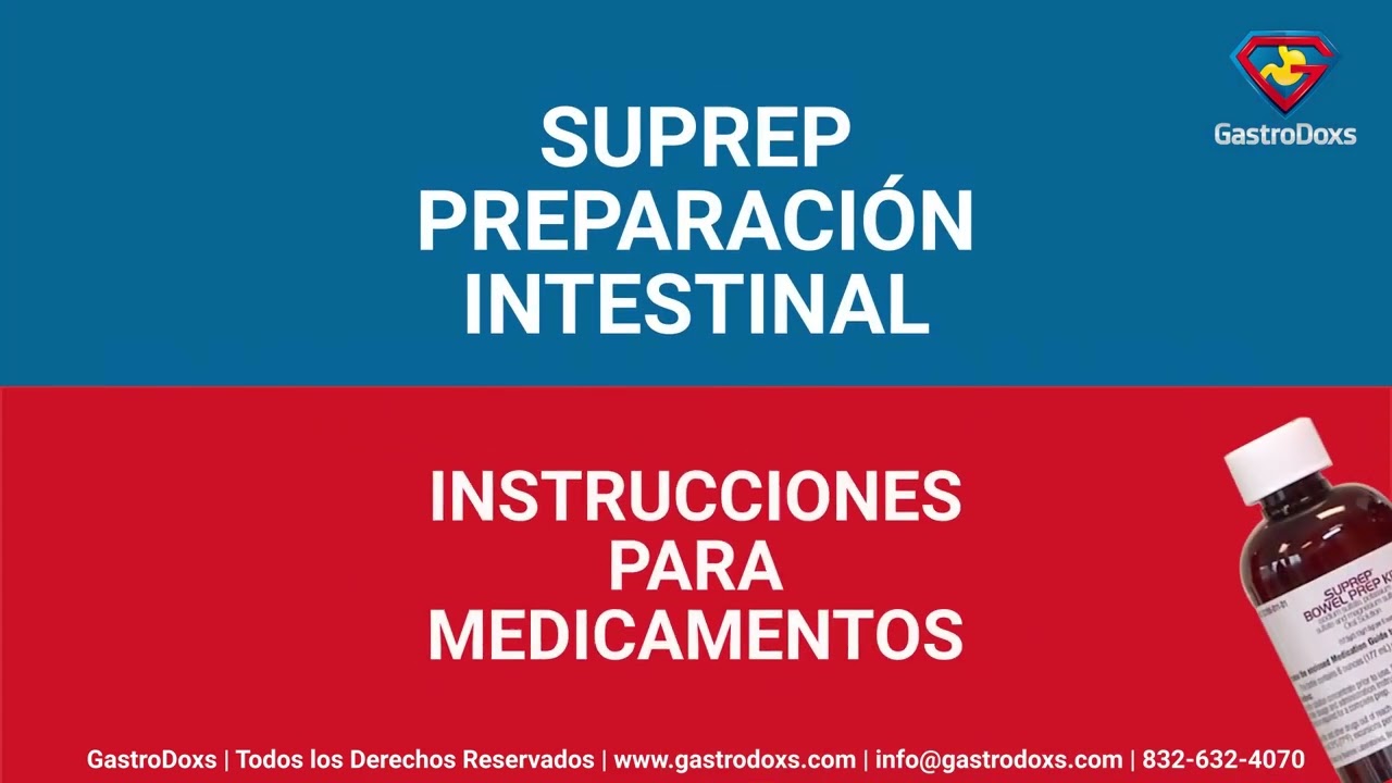 SUPREP Antes de las 12 PM