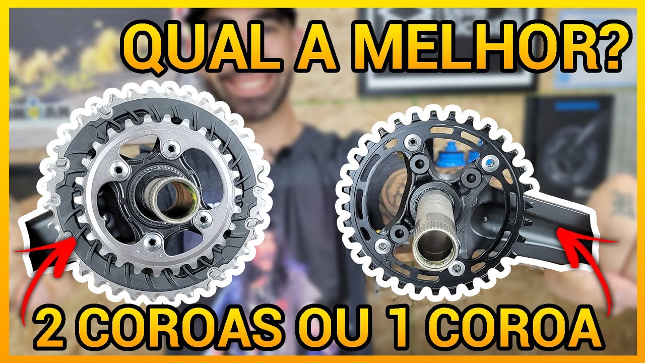 Uma Coroa ou duas? Qual o melhor para mountain Bike? Analise completa 2x10  1X12  1x11
