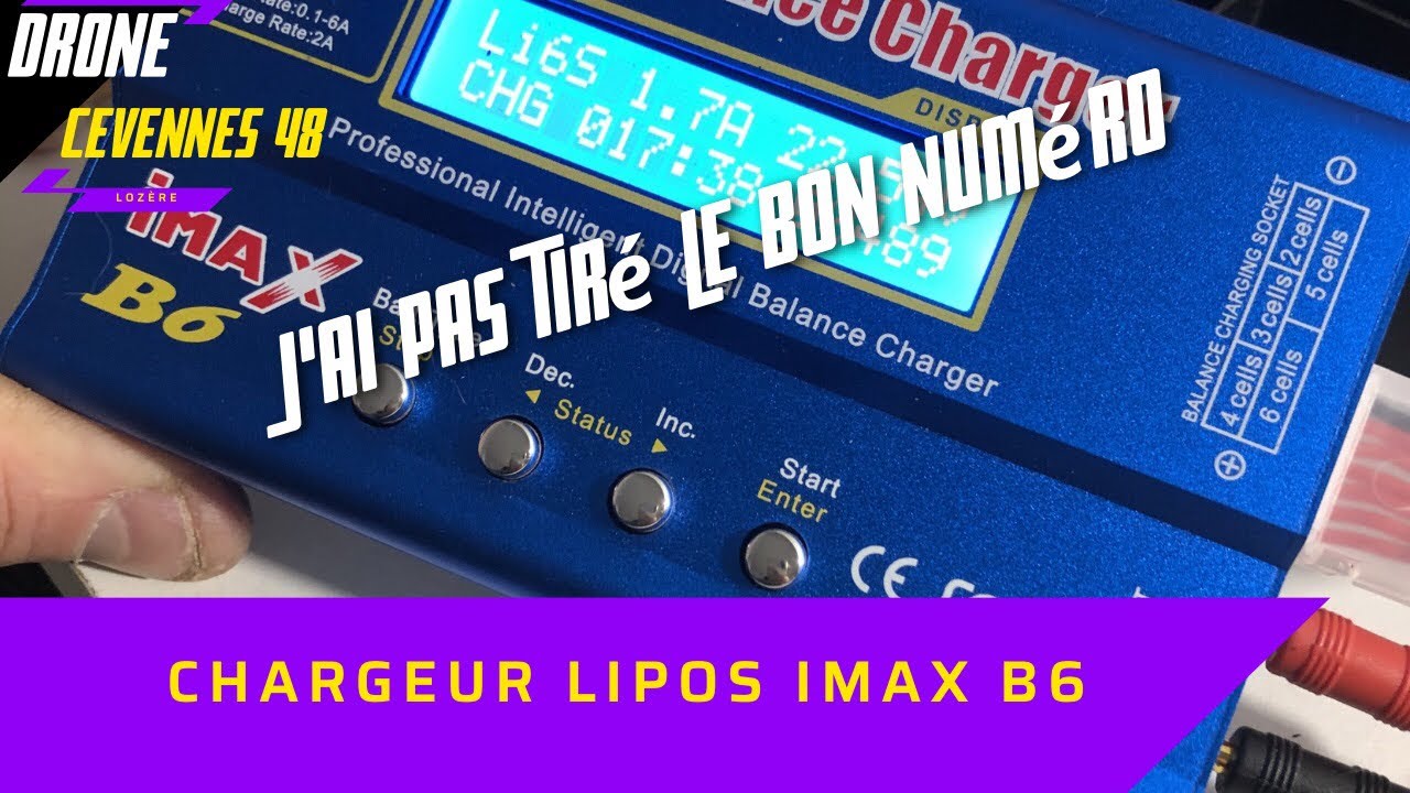 Chargeur lipos imax B6 à 18€ pas de chance le mien ne fonctionne pas