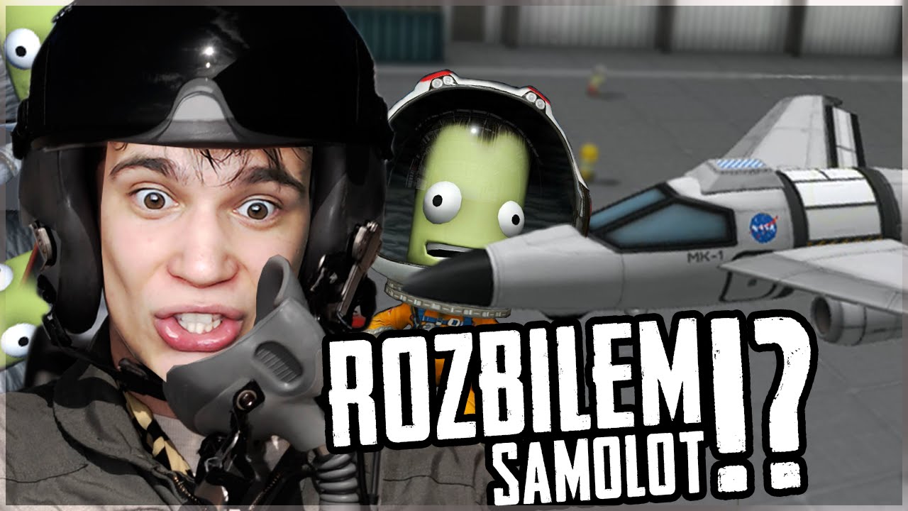 ROZBIŁEM SAMOLOT!? :O - Kerbal Space Program #2 [Kariera]