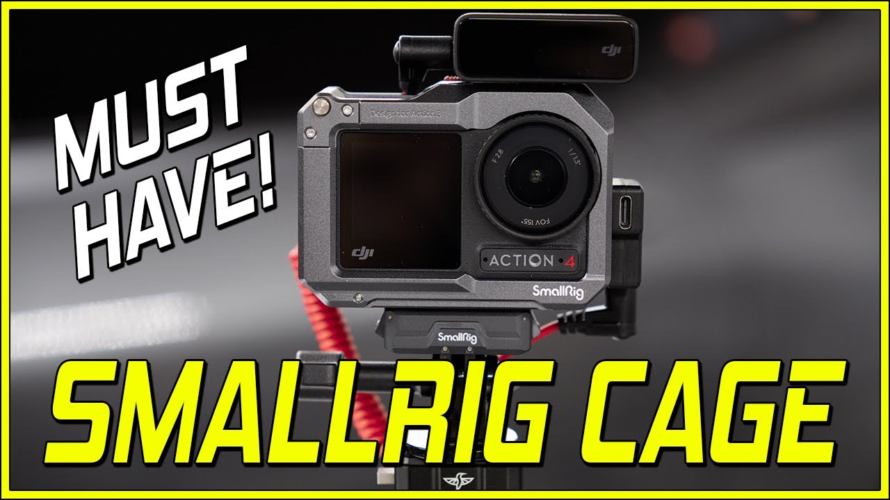 Познакомьтесь с невероятной клеткой SmallRig для камер DJI Osmo Action 3 и 4!