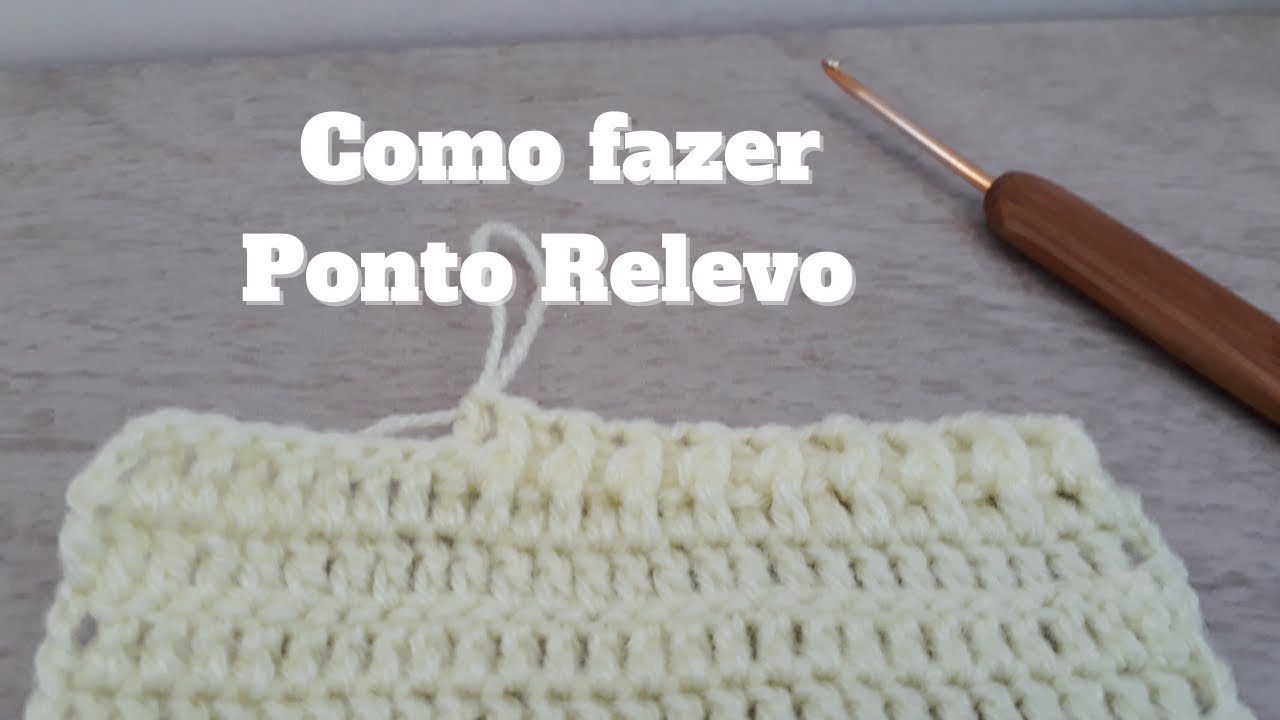 Como fazer Ponto Relevo  frente e por traz
