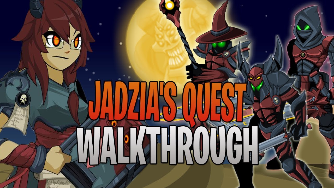 AQW NEW  JADZIA'S QUESTS FULL WALKTHROUGH + NEW MERGE SHOP