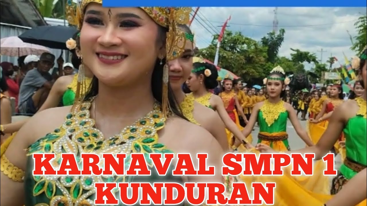 Keren Karnaval HUT RI KE 80 SMPN 1 Kunduran Blora 