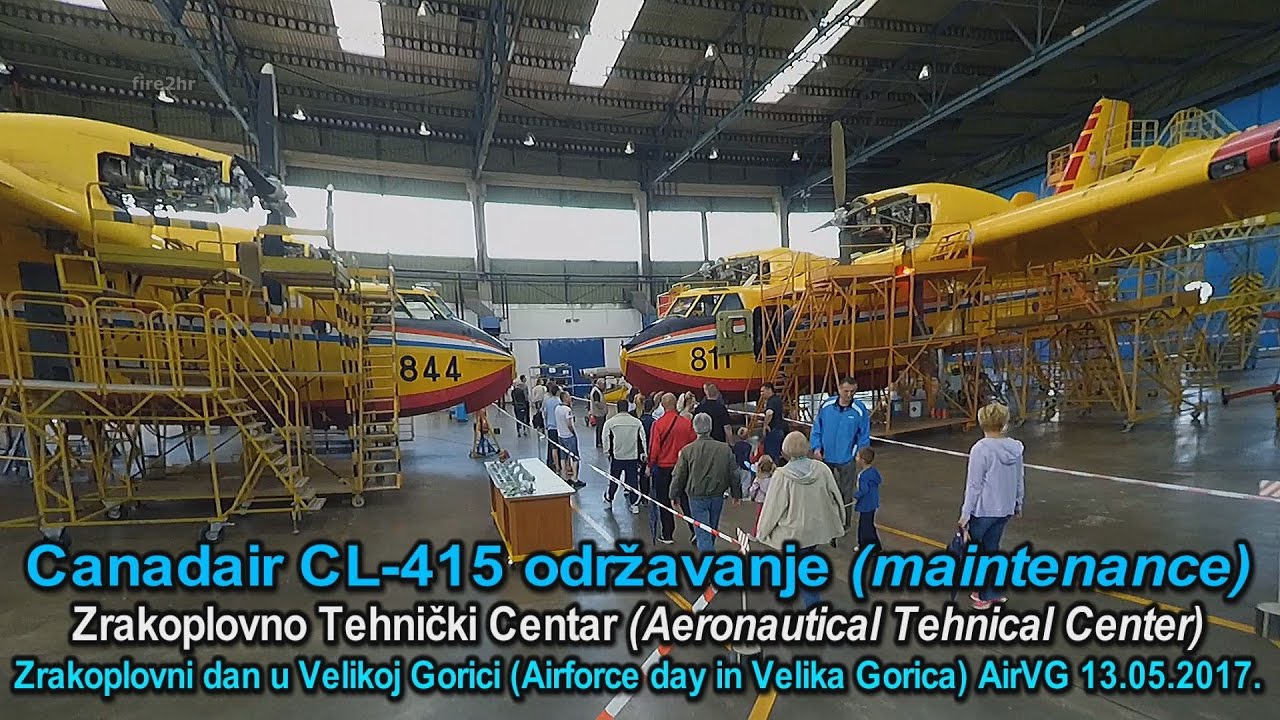 Canadair CL-415 održavanje-maintenance (ZTC-ATC) AirVG2017 (13.05.2017.)