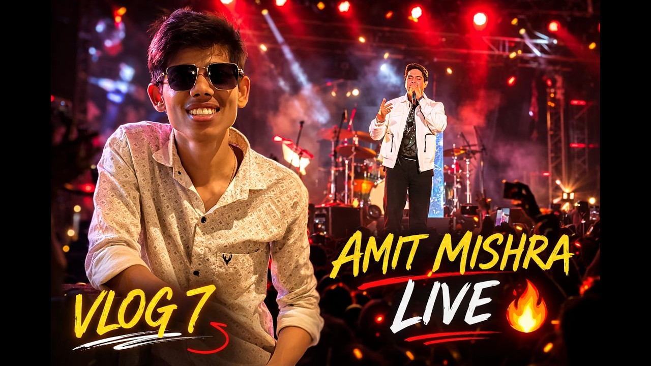 College Fest Week 🎉 | Amit Mishra Live Concert 🎤🔥 | Vlog 7
