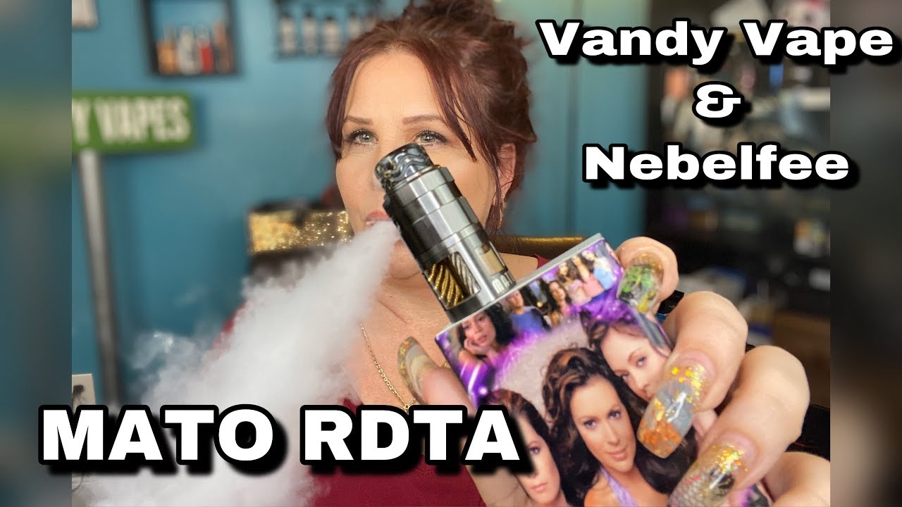 Steel rods & great flavor? MATO RDTA | Vandy Vape & Nebelfee
