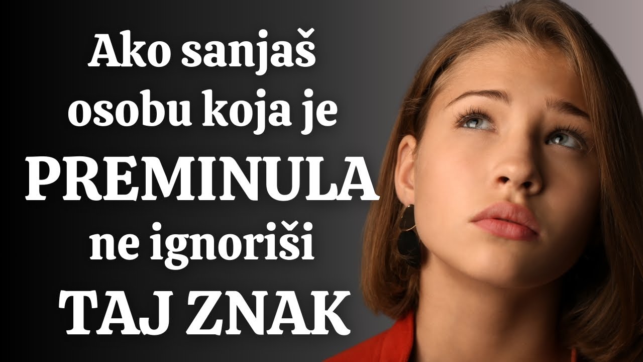 Kada ti preminula osoba dođe u san – to NIJE SLUČAJNO