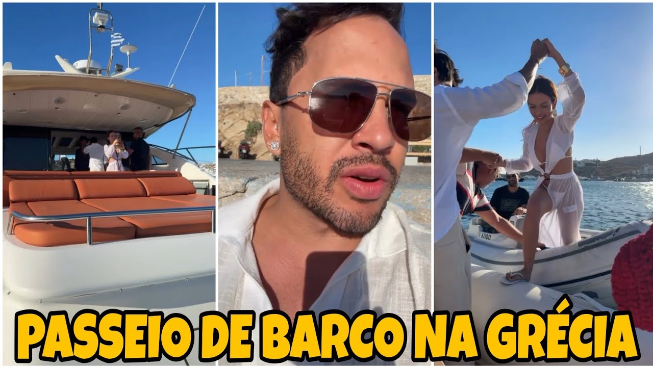 ✅ LUCAS FOI PASSEAR DE BARCO 