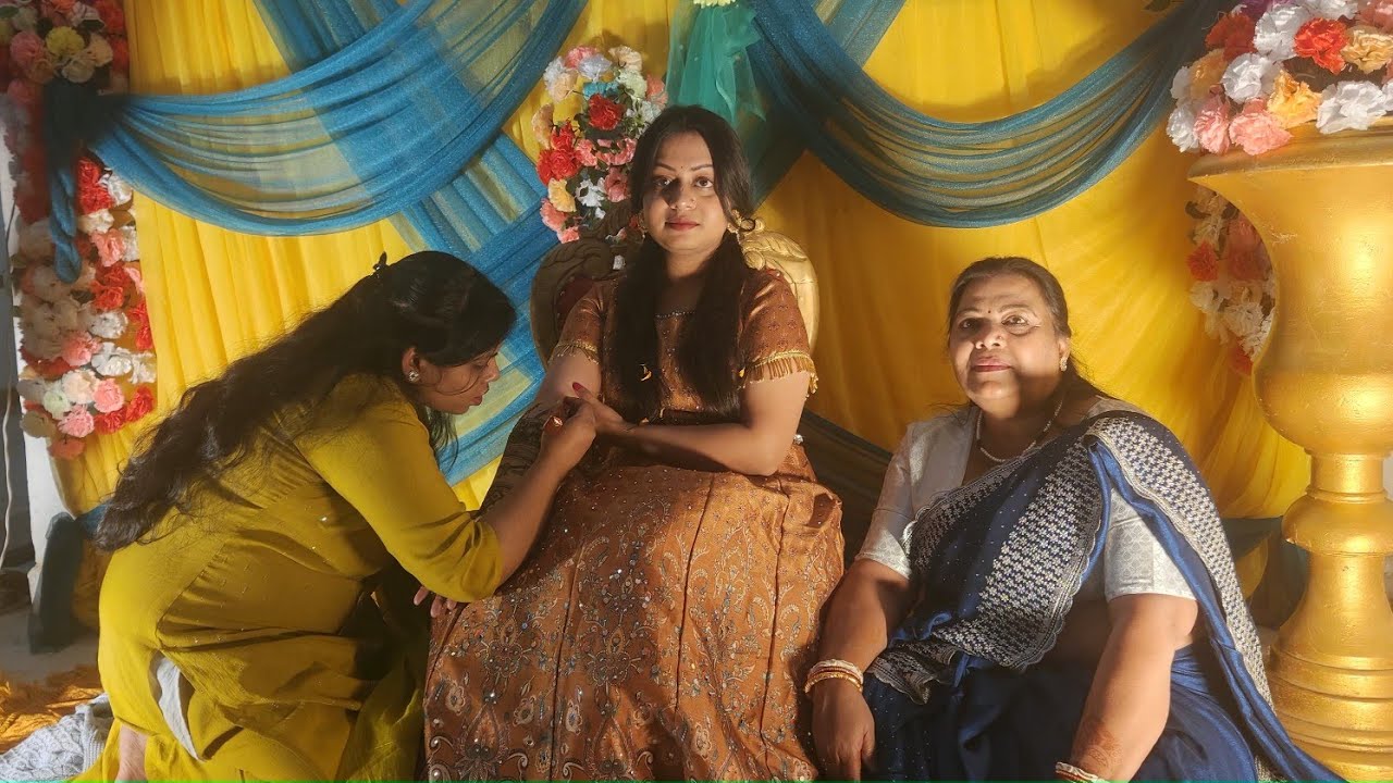 Wedding ceremony part 3( mehendi& sangit)