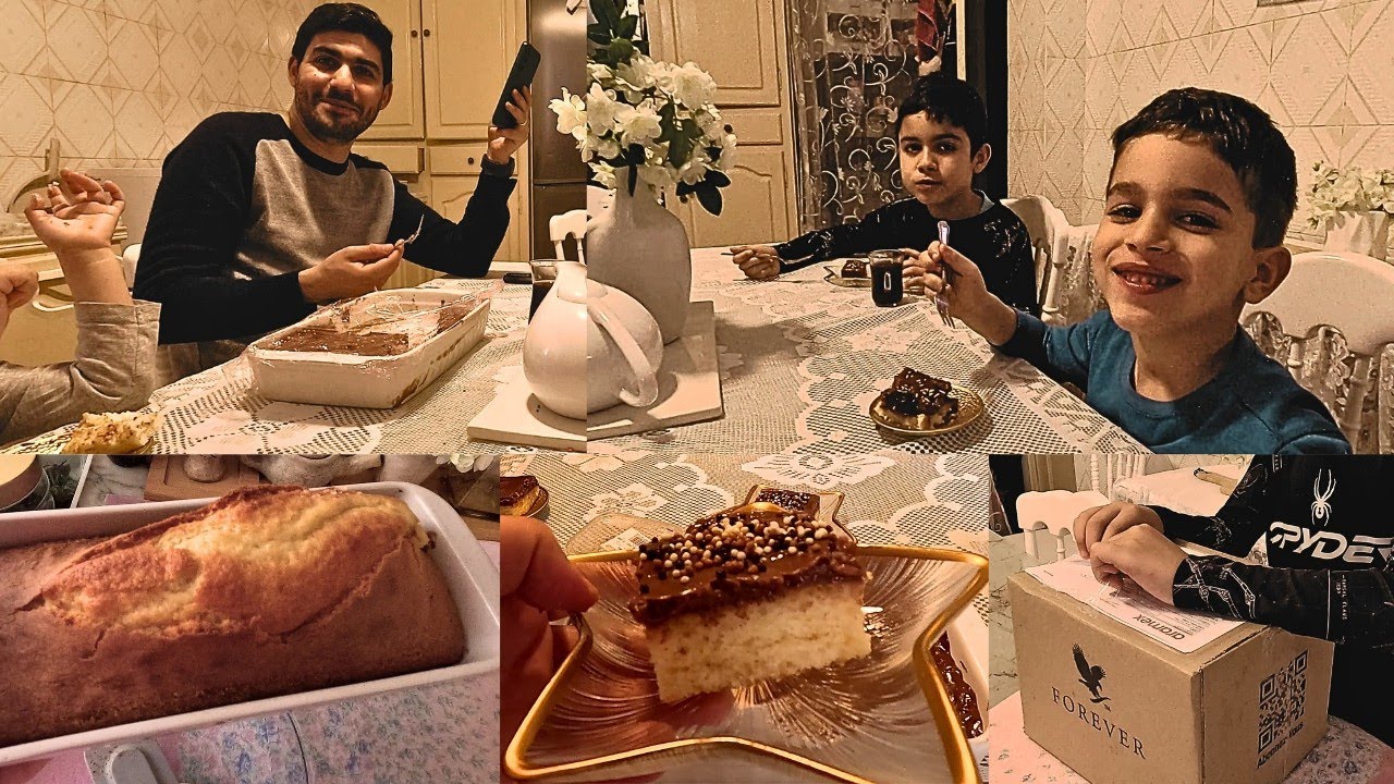 أسهل كيكة ياغورت 🍞 روتيني مع أولادي 🙆🏻‍♂️ مجود متغشش😥