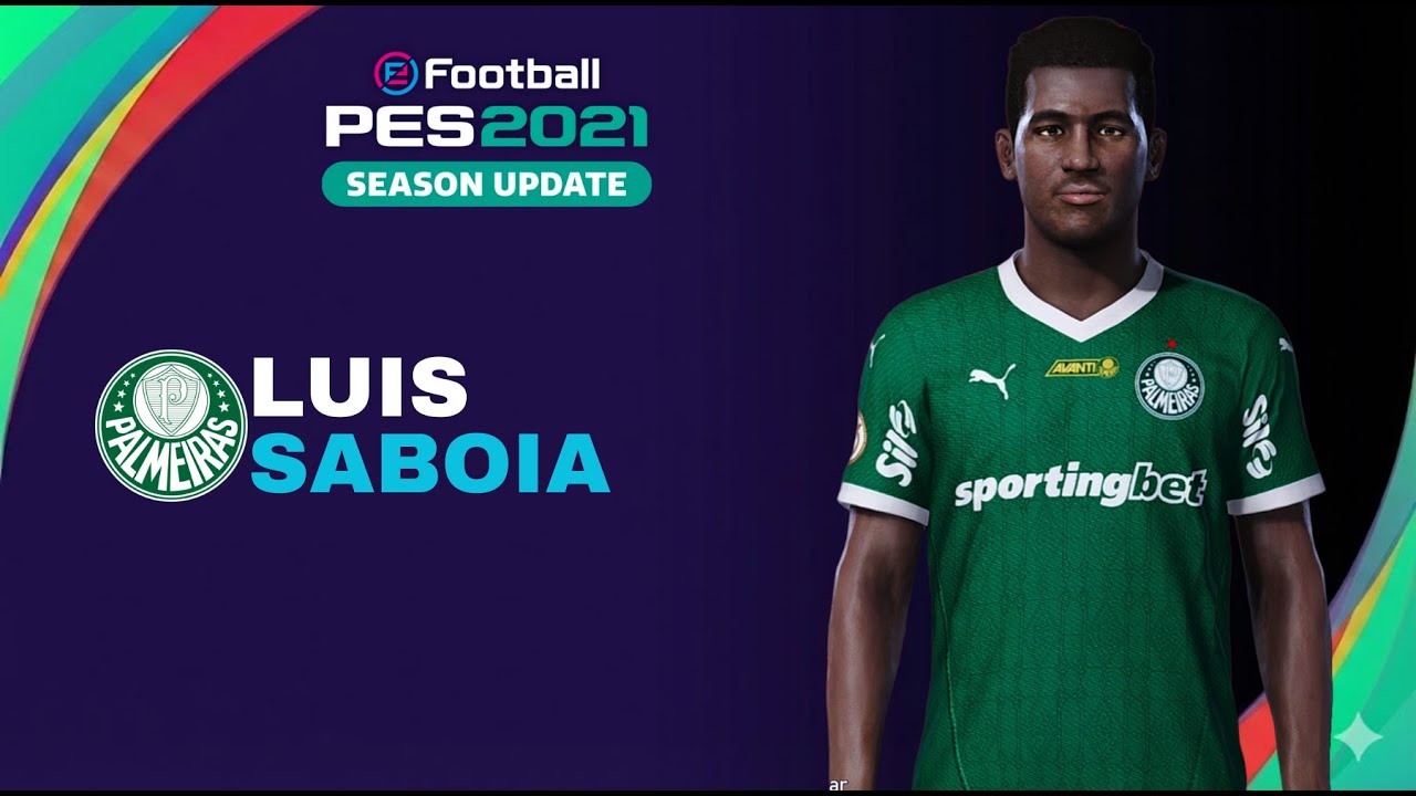 Como criar o lateral do Palmeiras sub-20, Luis Saboia, no PES 21