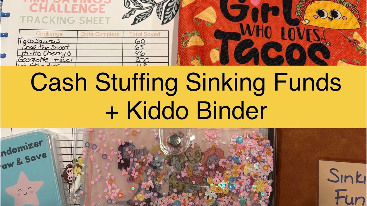 Sinking Funds and Kiddo Binder l Cash Stuffing l Apr 2025