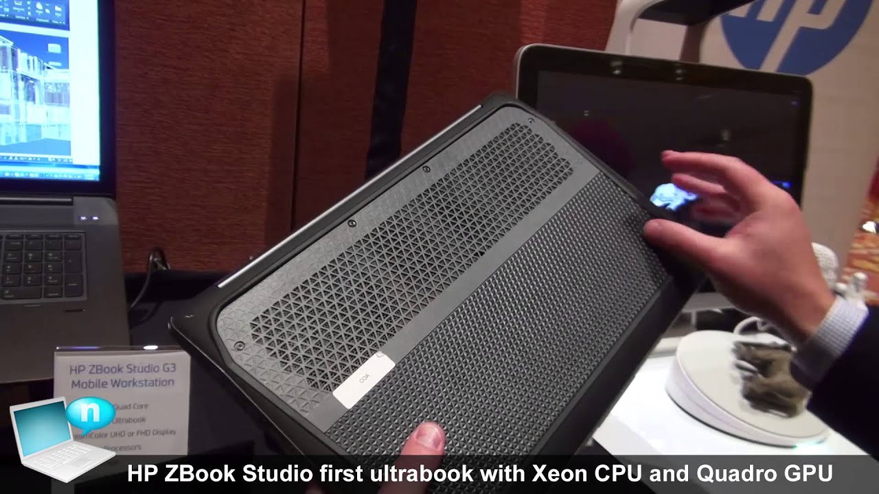 HP Zbook Studio first ultrabook workstation with Intel Xeon and Nvidia Quadro