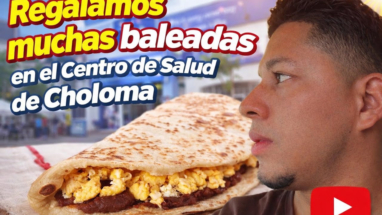 Regalamos muchas baleadas en CHOLOMA 