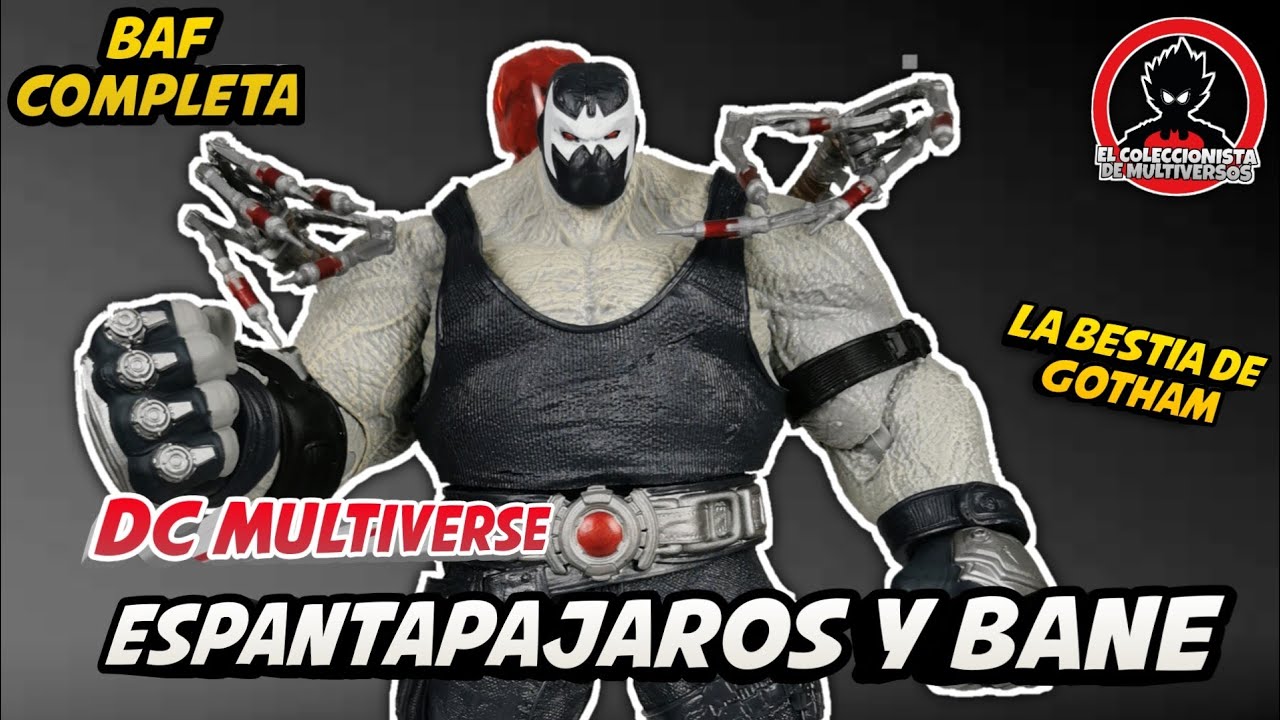 ⚫BANE Y EL ESPANTAPÁJAROS🔴 The last knight on earth DC Multiverse Mcfarlane Toys en Español