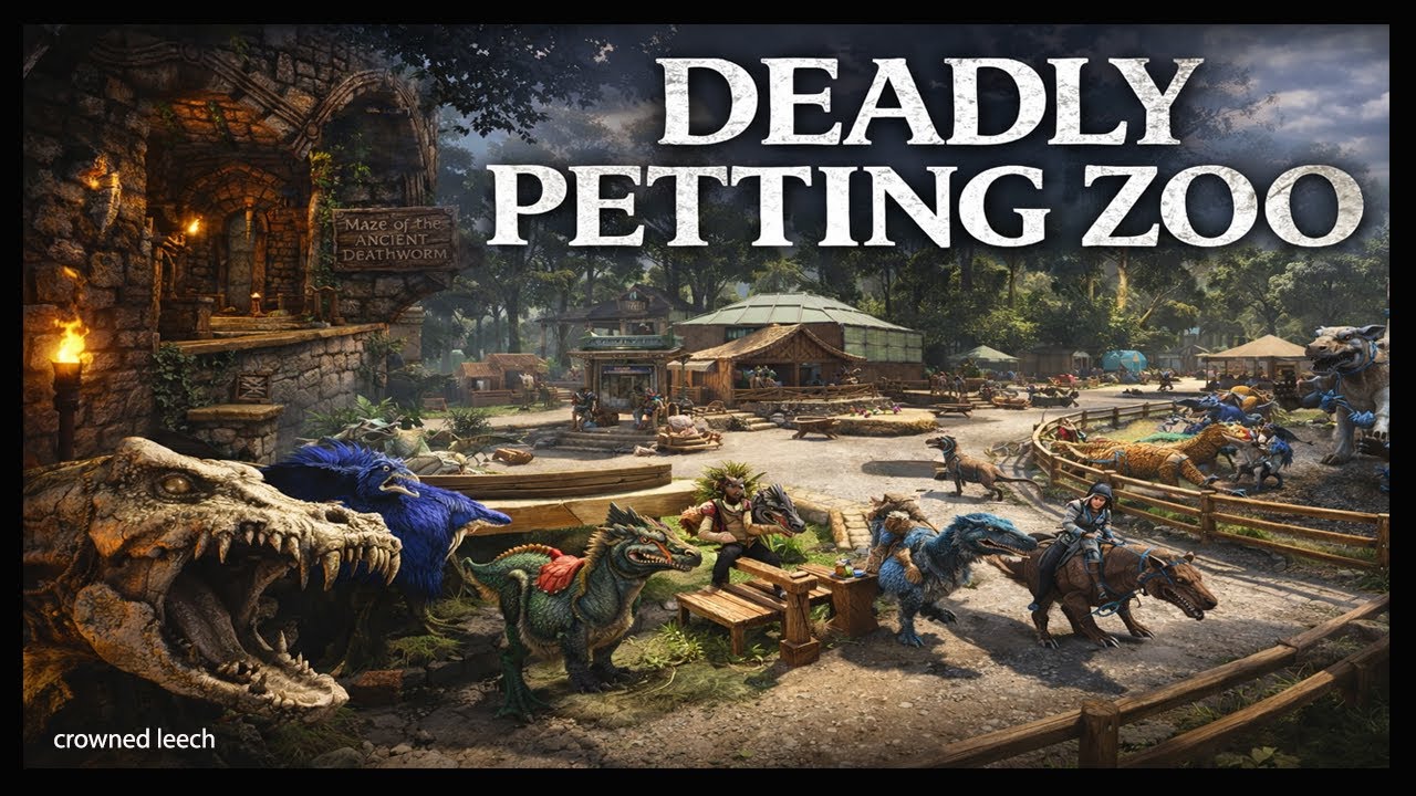 Deadly Petting Zoo Base | ARK Survival Ascended | Mazes, Races & Hidden Death