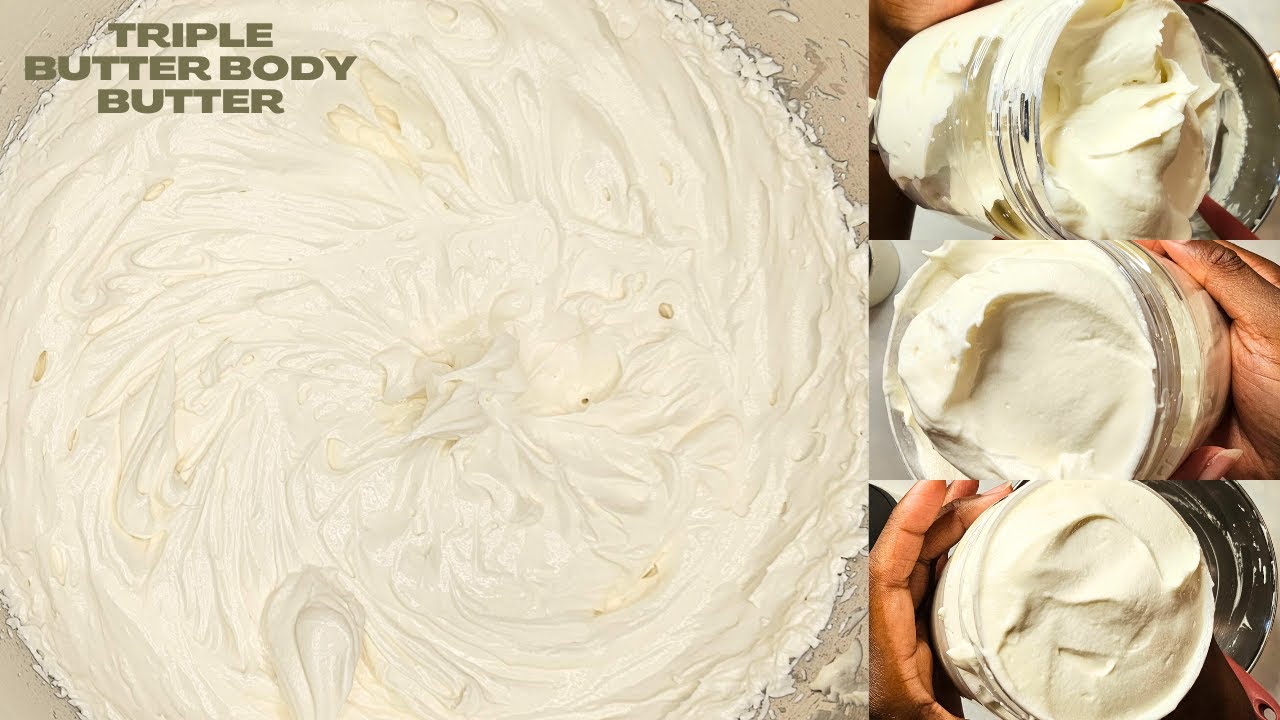 Triple butter body butter