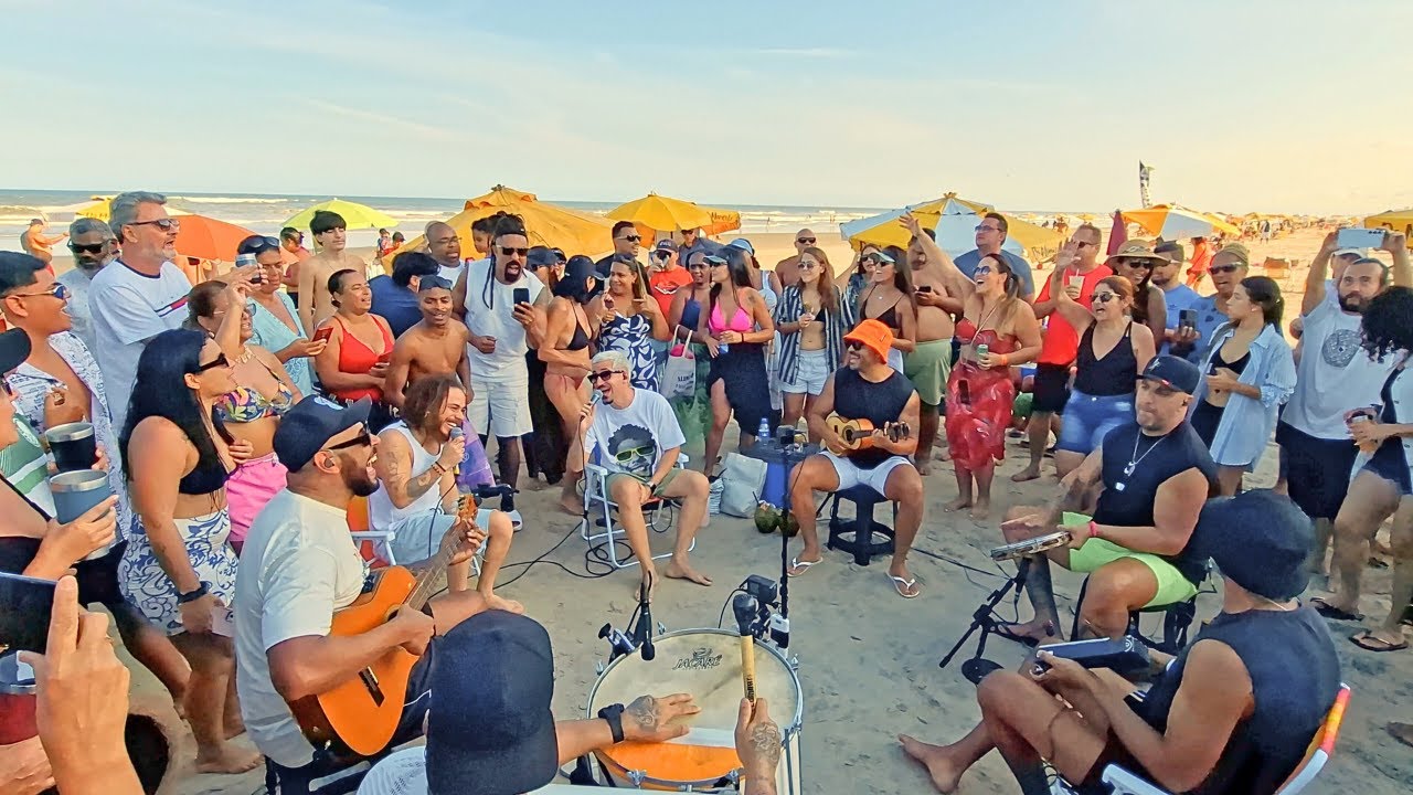 Pagode 90 na Praia - Temporal / Ôa Ôa / Quando Você Me Beija / Eternamente Feliz / Utopia