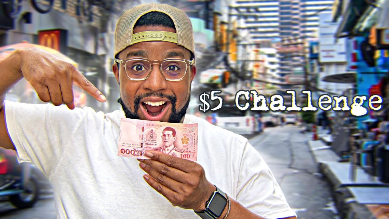 The $5 Challenge In Bangkok - Cost Of Living Thailand 2022 - Street Food