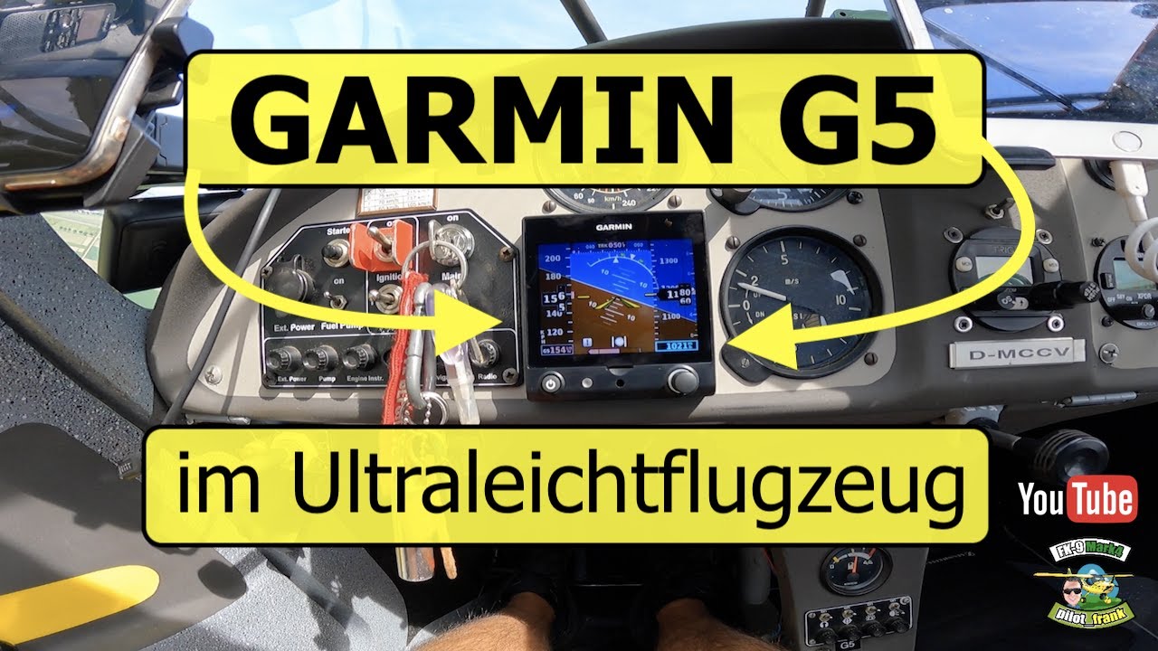 GARMIN G5 im Ultraleichtflugzeug FK9