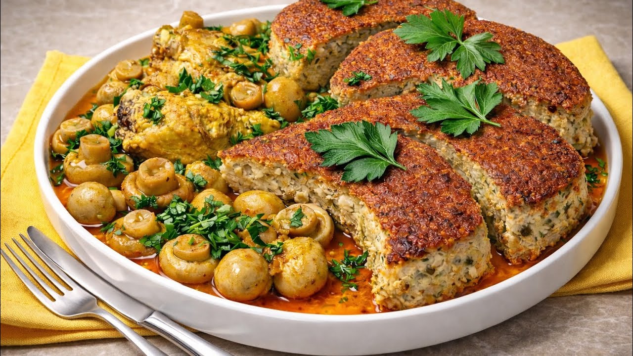 🥘 “المعدنوسية الرمضانية 🍗 طبق جزائري أصيل يذوب في الفم!”