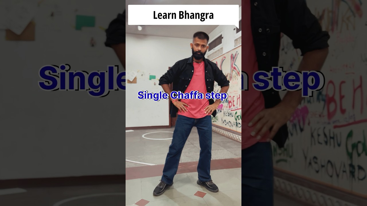Learn bhangra-Single Chaffa step |#ParisKaTrip 🛫 kya Legi Bol De 🧡@MillindGaba x @YoYoHoneySingh💛