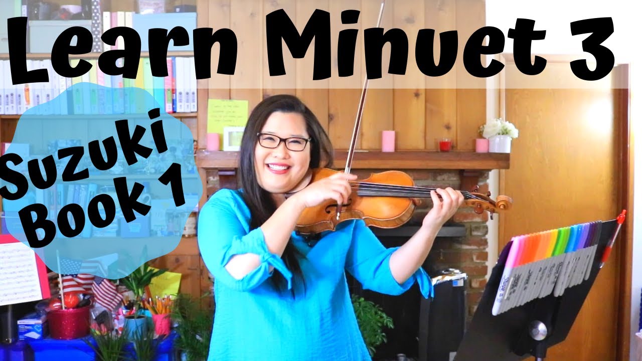Learn How to Play Bach's Minuet 3 I Suzuki Book 1 I Grace UnHae Kwon Violin Studios