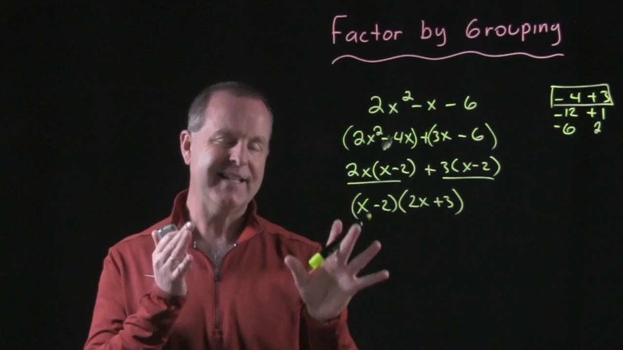 Factoring by the Grouping Method