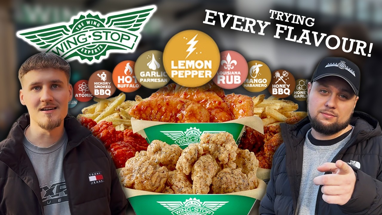 Trying Wingstop for the first time (UK)