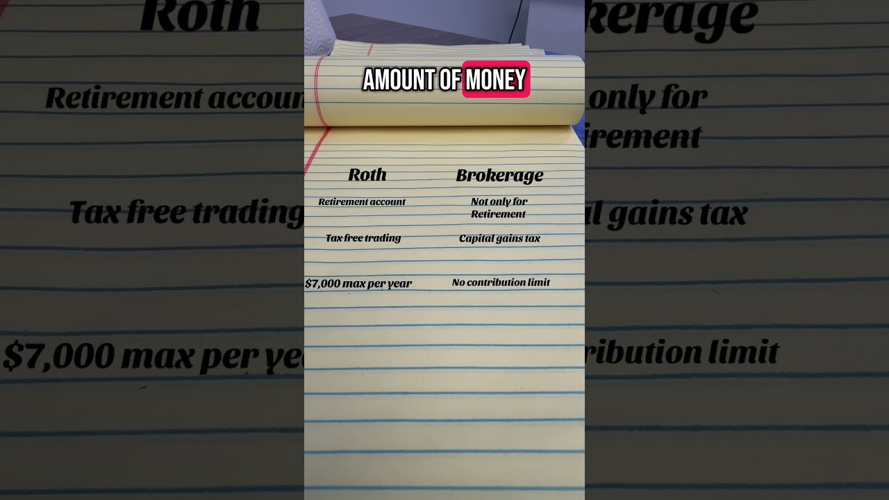 Roth IRA or Brokerage? What makes more sense for you? #rothira