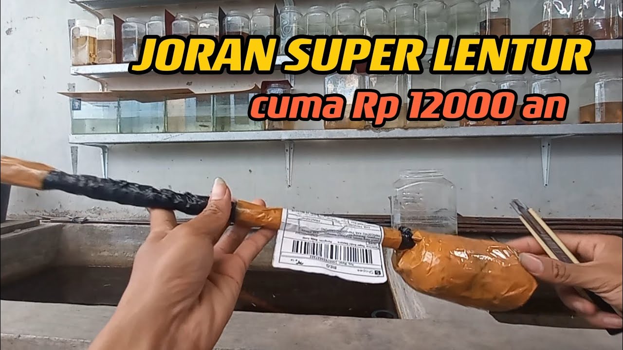 UNBOXING JORAN SUPER LENTUR HANYA 12 RIBUAN//Cocok buat mancing ikan wader