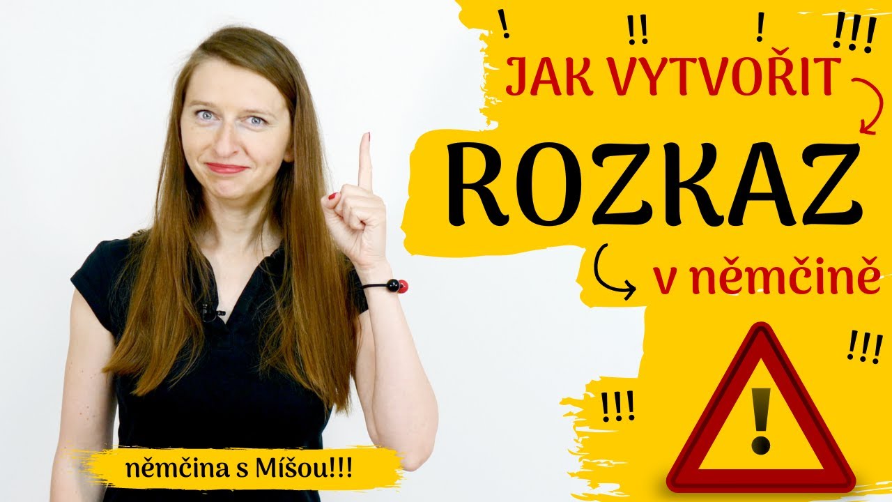 ROZKAZOVACÍ ZPŮSOB V NĚMČINĚ | němčina A2, B1 #nemcinasmisou