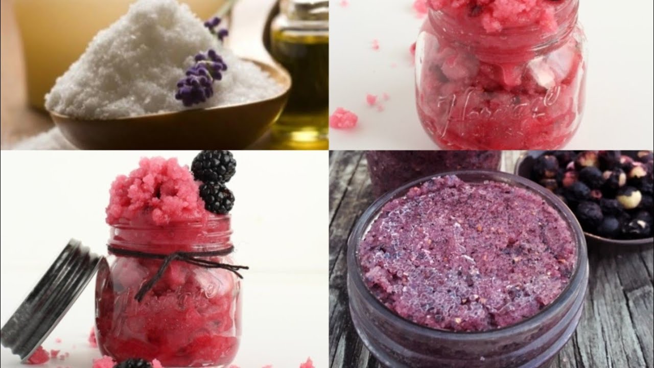 طريقة عمل مقشر الجسم الطبيعي لإزالة الإسمرار والجلد الميت 🛀🧖‍♀️ بالسكر وزهرة الكركديه🌺🌺
