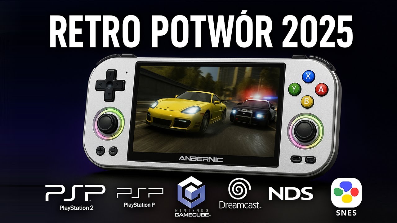 ANBERNIC RG477M – najmocniejsza retro konsola! PS2 w kieszeni?! - Test Recenzja LowcyChin.pl