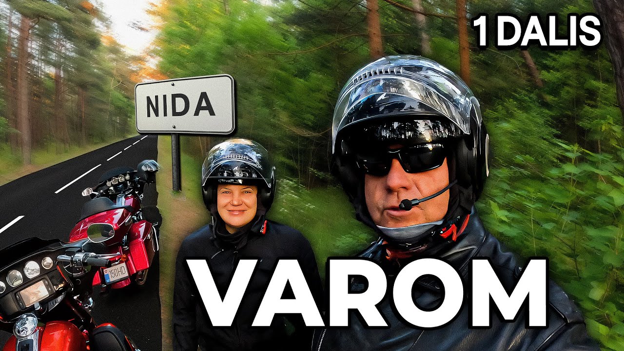 Motociklais Panemune  į Nidą