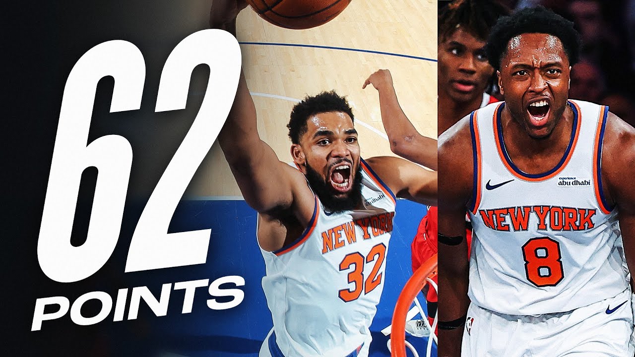 Karl-Anthony Towns & OG Anunoby Combine For 62 PTS Against The Raptors! 🔥 | December 23, 2024