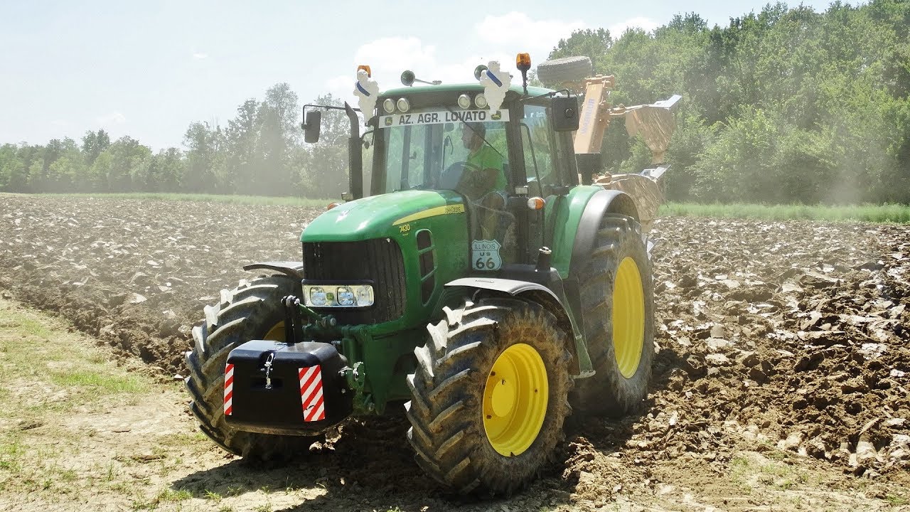 John Deere 7430 Premium AutoQuad Plus [260 hp] + Trivomere MORO TRV 18A WARRIOR | Az.Agr.LOVATO