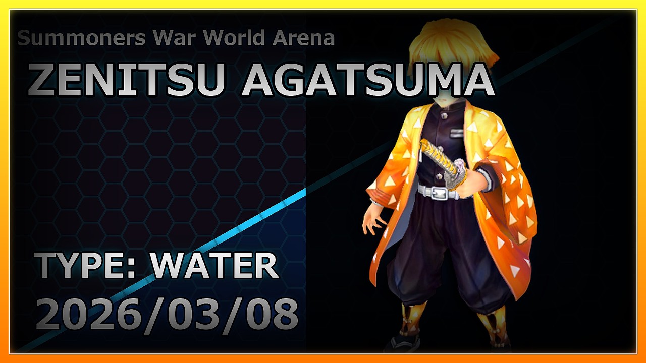 【Summoners War】RTA | Water | Zenitsu Agatsuma | 我妻善逸 | 【サマナーズウォー】