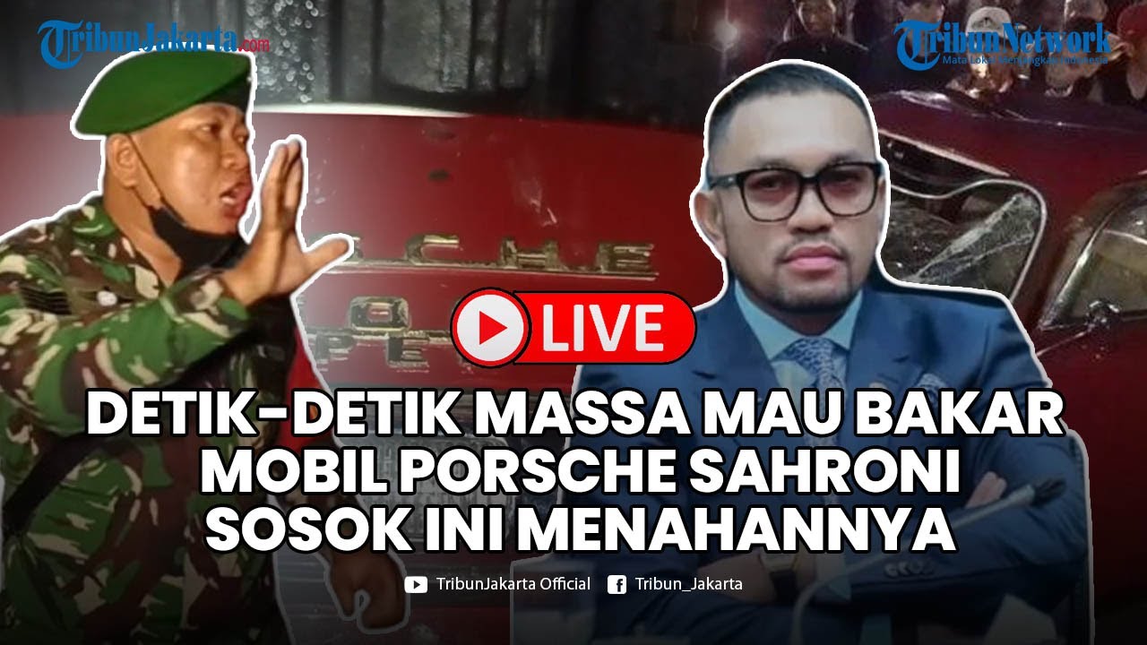🔴LIVE: SITUASI TERKINI Aksi Brutal di Rumah Sahroni, Babinsa Tahan Emosi Massa Mau Bakar Mobil