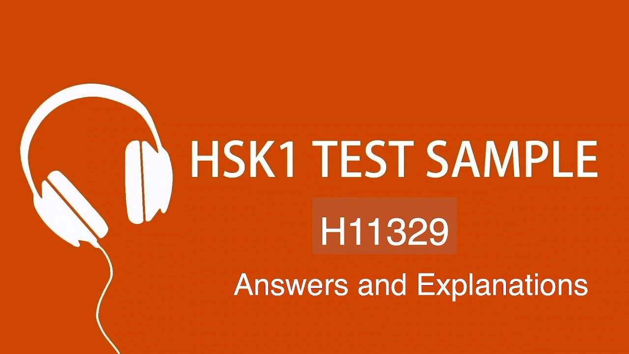 HSK1 TEST | The Answer and Explanation of H11329.Check how many scores you can get.