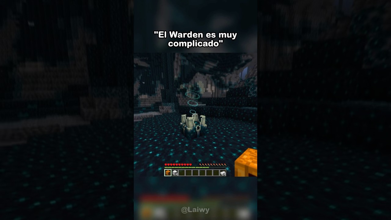 El Warden de Minecraft no es complicado #minecraft #minecraftshorts #minecraftmemes